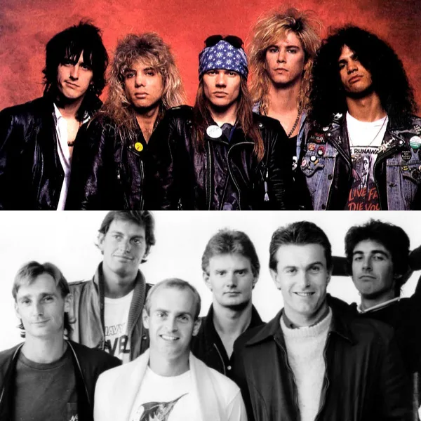 Sweet child o' mine (1987) vs Unpublished critics (1981)